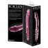 Icicles No. 57 - Dobbeltsidet glasdildo med penisform (pink)