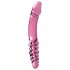 Icicles No. 57 - Dobbeltsidet glasdildo med penisform (pink)