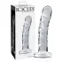 Icicles No. 62 - glasdildo med penisform - gennemsigtig