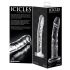 Icicles No. 62 - gennemsigtig glasdildo med penisdesign