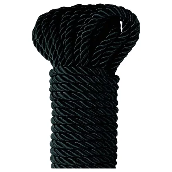 Fetish Silky Rope - shibari bondage reb (10 m, sort)