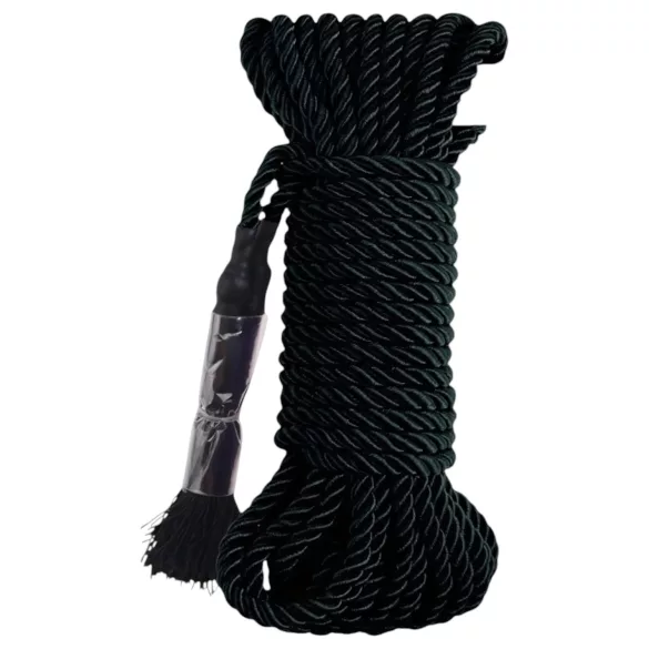 Fetish Silky Rope - shibari bondage reb (10 m, sort)