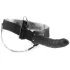 Pipedream Fetish Strap-On 8 - påspændt, hul vibrator (sort)