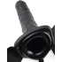 Pipedream Fetish Strap-On 8 - påspændt, hul vibrator (sort)