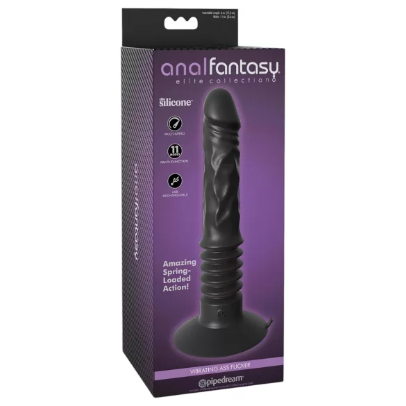 Analfantasy - analvibrator med batteri - sort