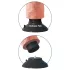 King Cock - dildo med vibrator - bøjeligt med sugekop 26cm - natur