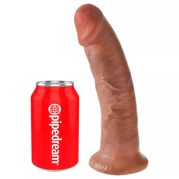 King Cock - dildo med sugekop - realistisk - mørk natur - 23cm