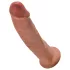 King Cock - dildo med sugekop - realistisk - mørk natur - 23cm