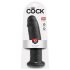 King Cock 10 - sugekop dildo (25 cm) - sort