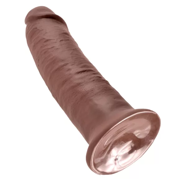 King Cock - dildo med sugekop - 25 cm - brun