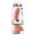 King Cock 9 - stor dildo med sugekop og testikler (23cm) - naturtro