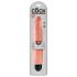 King Cock 10 Stiffy - vandtæt, naturtro vibrator (25 cm) - naturlig