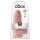 King Cock 9 Chubby – sugekop-dildo med testikler (23 cm) - naturfarbe