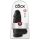 King Cock 9 Dildo med sugekop, kugler, sort (23 cm)
