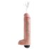 King Cock 10 - Naturtro sprøjtende dildo (25 cm) - natur