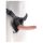King Cock 7 - strap-on dildo m. sele (sort)