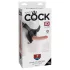 King Cock - strap-on dildo med sele - sort