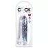 King Cock Clear 6 - dildo med sugekop (17,8 cm)