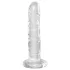 King Cock Clear 6 - dildo med sugekop (17,8 cm)