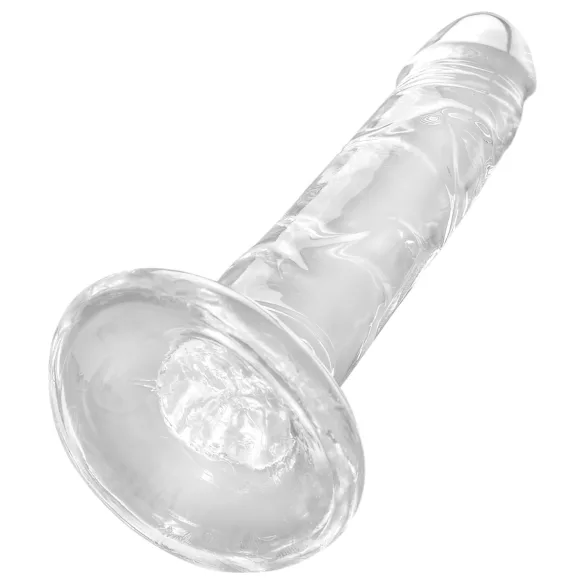 King Cock Clear 6 - dildo med sugekop (17,8 cm)