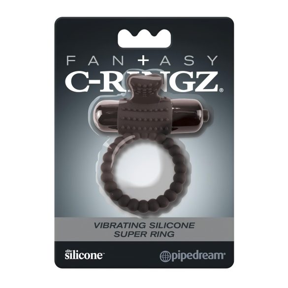 Pipedream Fantasy C-Ringz - Vibrerende Penisring (sort)