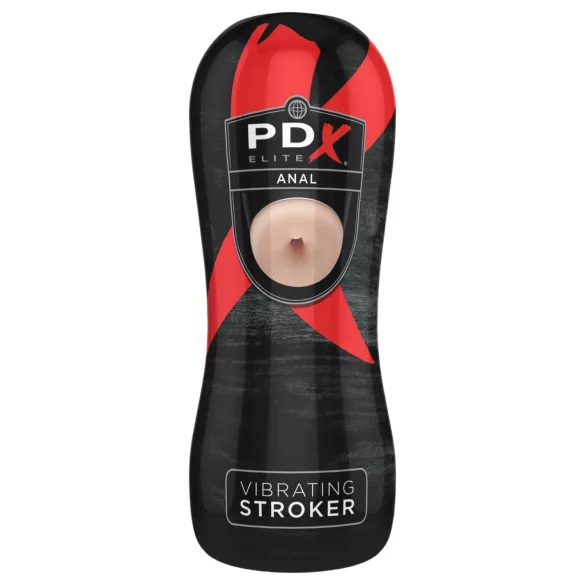 PDX Elite - vibrerende numse-masturbator (naturel)