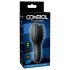 Control Cock Teaser - vandtæt, genopladelig penishovedvibrator (sort)