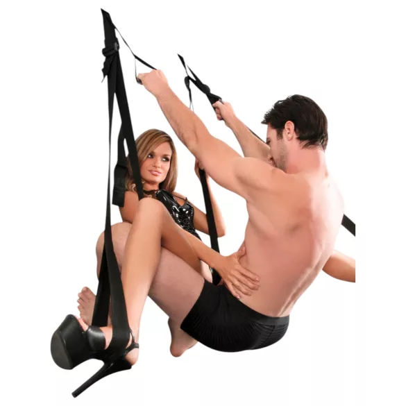 Pipedream - Fetish Fantasy - dørmonteret sexgynge (sort)