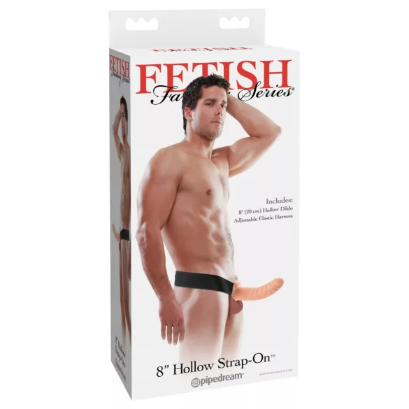 Fetish Fantasy - strap-on dildo med hul - natur