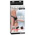 Fetish Strap-On 12 - justérbar, hul dildo (natur)