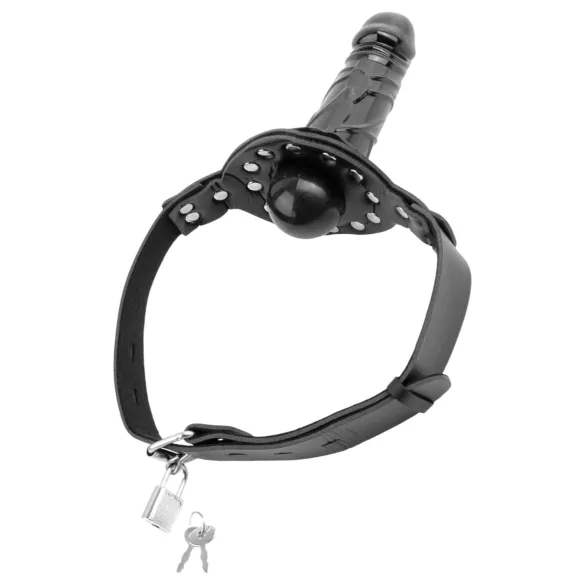 Fetish Fantasy - gag med dildo - sort
