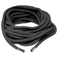 Fetish Silk Rope - bondage reb - shibari reb - 10m - sort
