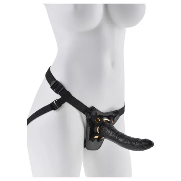 Fetish Fantasy - strap-on harness - justerbar - sort