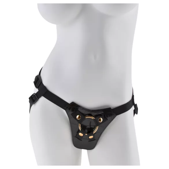 Fetish Fantasy - strap-on harness - justerbar - sort