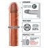 X-TENSION Perfect 2 - naturtro penisovertræk (20,3 cm) - naturlig