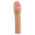 X-TENSION Perfect 2 - naturtro penisovertræk (20,3 cm) - naturlig