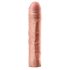 X-TENSION Perfect 3 - realistisk penishylster (22,8 cm) - naturfarve