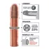 Pipedream - X-TENSION Perfect 3 - realistisk penishylster (22,8 cm, naturfarve)