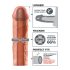X-TENSION Mega 2 - naturtro penisovertræk (20,3 cm) - natur