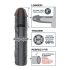 X-TENSION Mega 3 - Ægte penis sleeve (22,8cm) - Sort