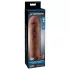 Pipedream X-TENSION Perfect 2 - penishylster med testikelring - mørk natur (19 cm)