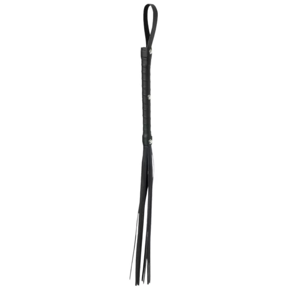 Fetish Fantasy Deluxe Cat-O-Nine - pisk - sort - 65cm