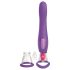Fantasy - genopladelig 3-i-1 vibrator (lilla)