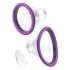 Fantasy - genopladelig 3-i-1 vibrator (lilla)