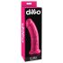Dillio 8 - realistisk sugedildo (20 cm) - pink