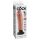 King Cock 8 - Bøjelig, realistisk vibrator (25 cm)