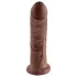 King Cock - dildo 20cm - realistisk - brun