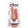 King Cock Dobbelt Penetrator - naturtro dobbelt dildo (natur)
