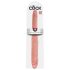 King Cock 16 Tapered - livagtig dobbelt dildo (41 cm) - naturfarve