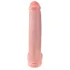 King Cock 15 - dildo med sugekop og testikler - 38cm - natur